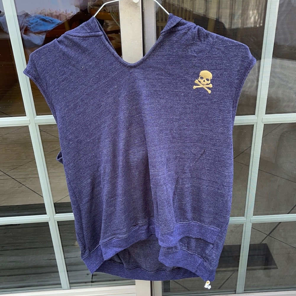 SoulCycle sleeveless hoodie